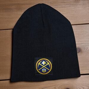 Denver Nuggets Basketball Beanie Hat Adult Black Acrylic Mountain Dew Promo